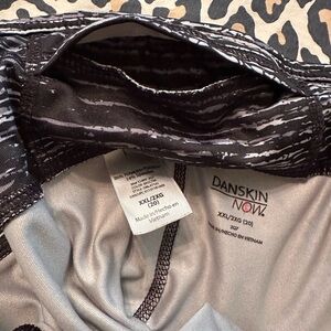 Danskin Now Black and Gray Leggings